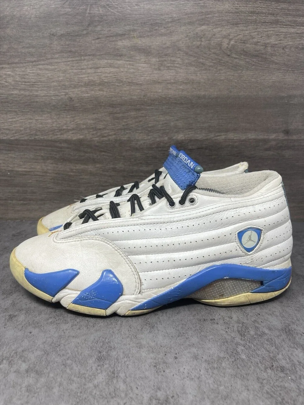 Air Jordan 14 Retro Low Pacific Blue Size 10 Mens 2006 Shoes 312567-141 AS IS